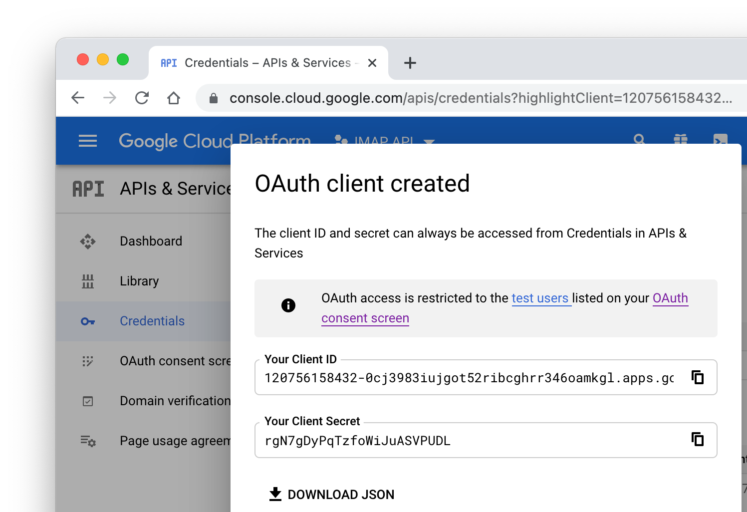 php imap gmail oauth