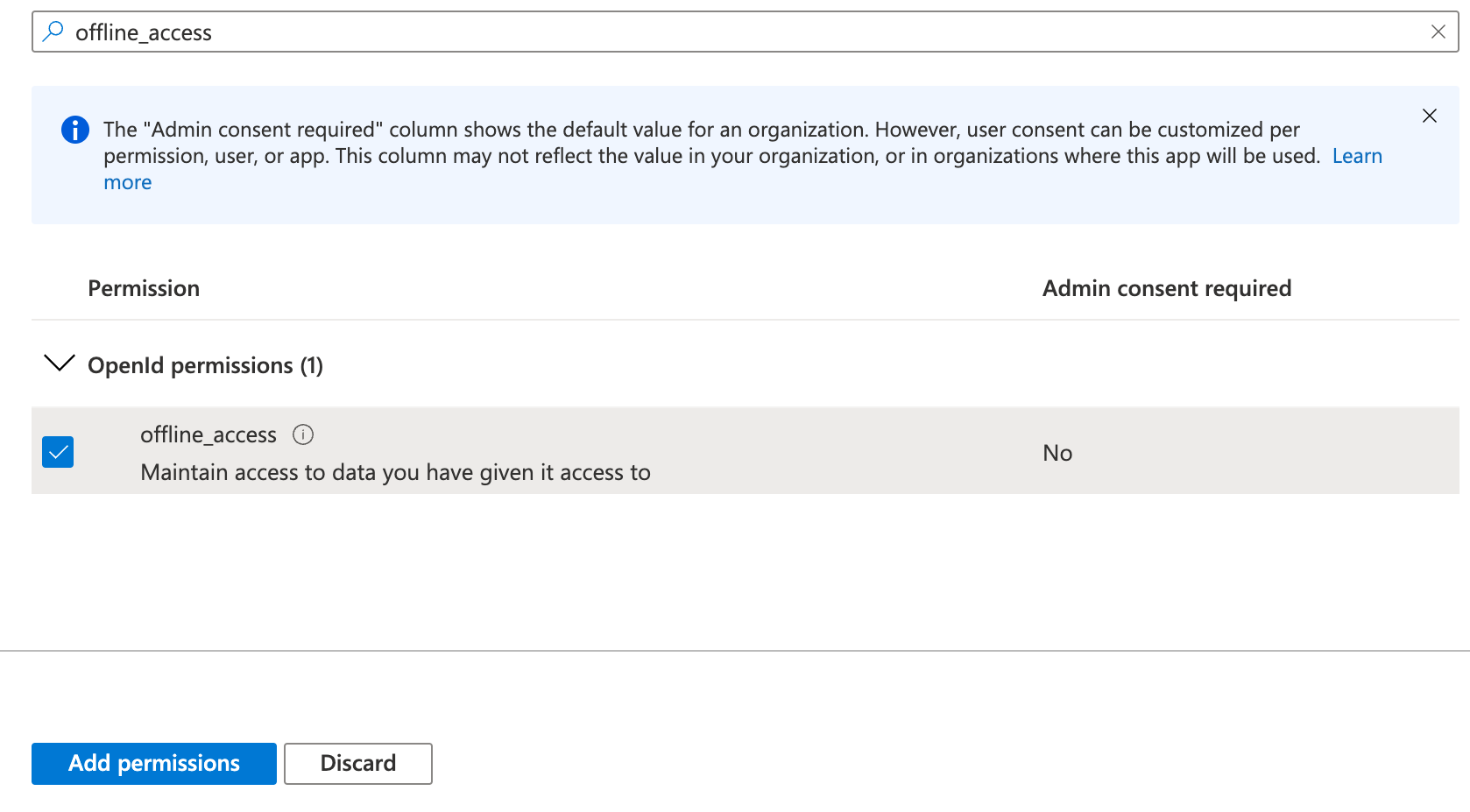 Setting up OAuth2 with Outlook