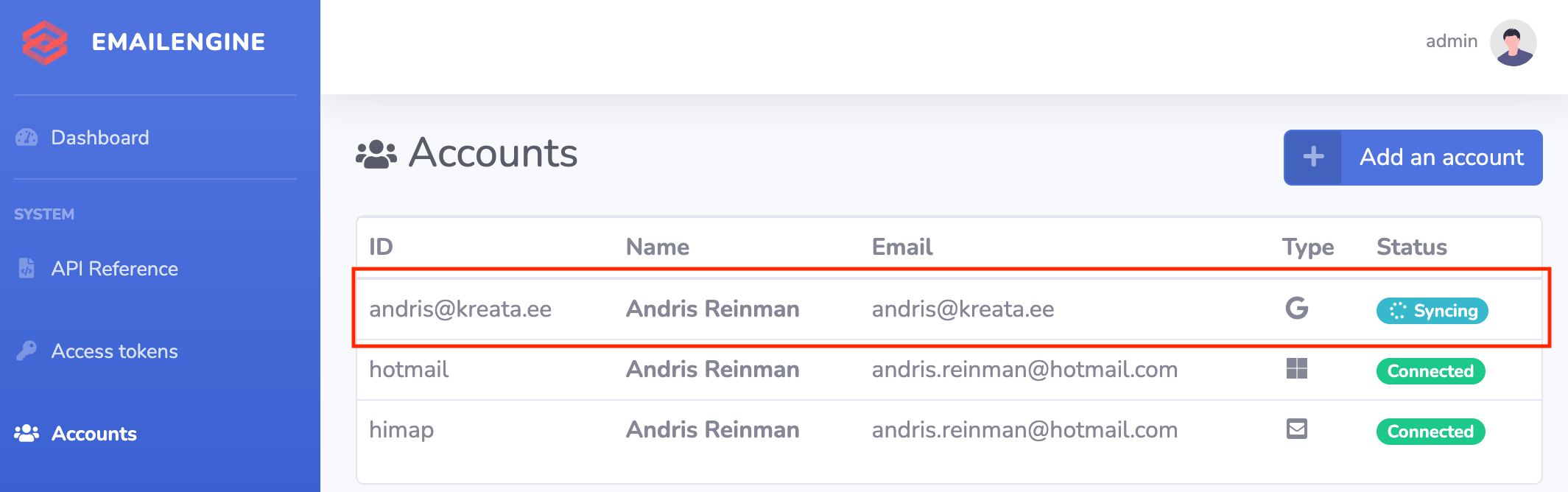 Setting up Gmail OAuth2