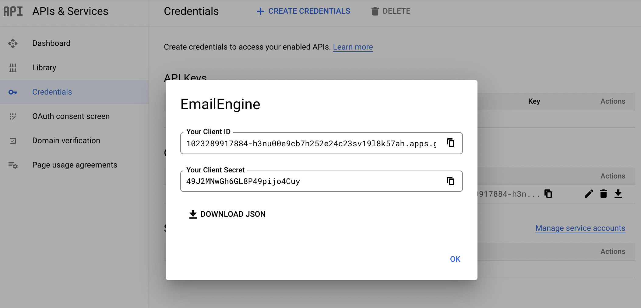 Setting up Gmail OAuth2