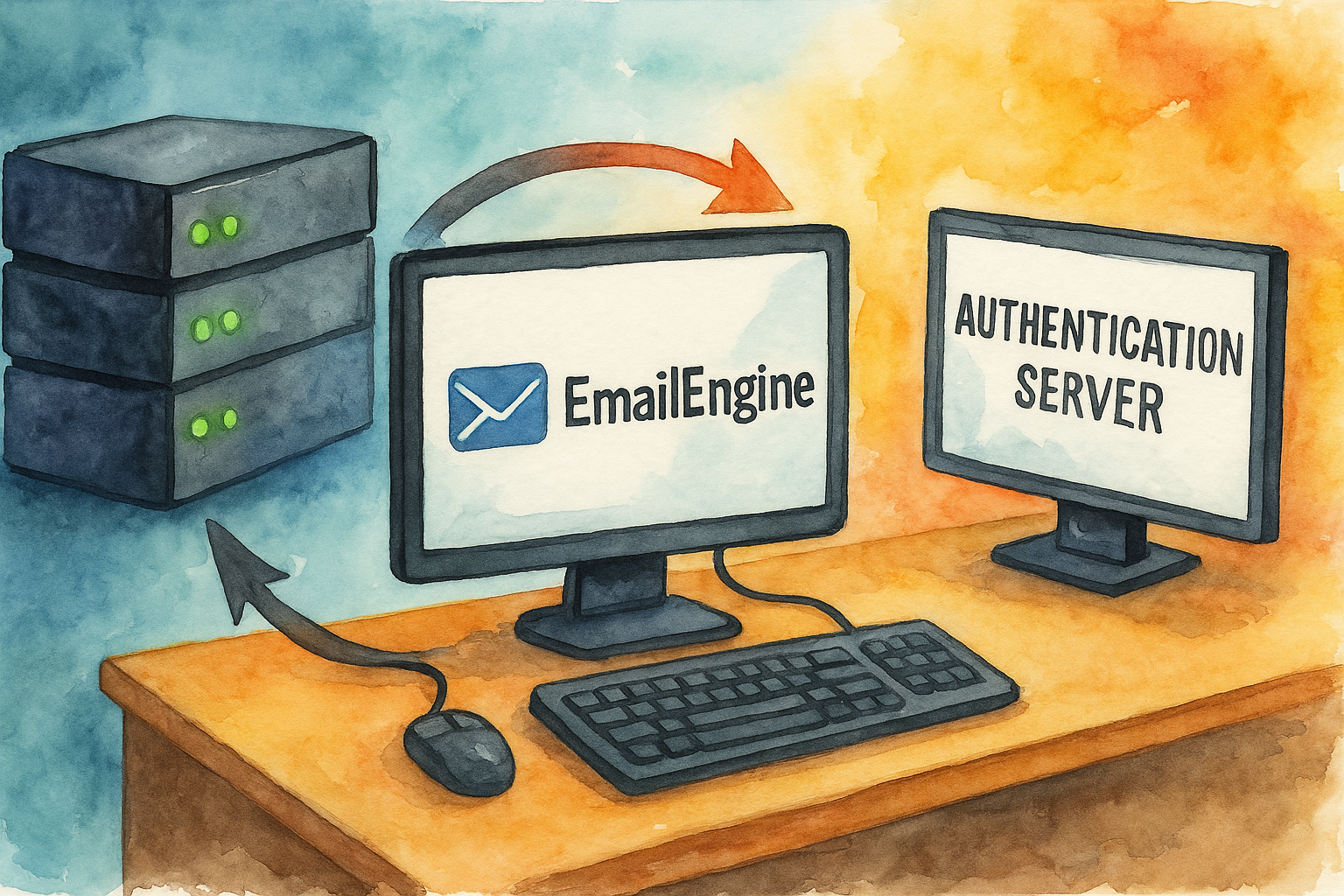 Using an authentication server